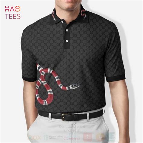 fake gucci snake polo shirt|authentic gucci polo shirt label.